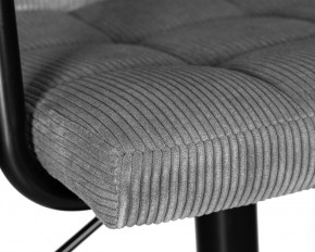 Стул барный DOBRIN KRUGER ARM BLACK, серый вельвет (LAR-E2041-25) в Новоуральске - novouralsk.ok-mebel.com | фото 7