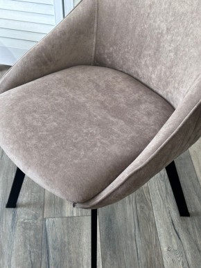 Стул CASA, 360 град. поворот. B5 Капучино, велюр / черный каркас,М-City в Новоуральске - novouralsk.ok-mebel.com | фото 3