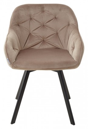 Стул GALE 360 град. поворот. BLUVEL-40 BEIGE, велюр/ черный каркас, М-City в Новоуральске - novouralsk.ok-mebel.com | фото 6