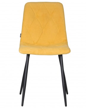 Стул обеденный DOBRIN CHILLY ROMBO, Горчичный Simple 15, основание черное в Новоуральске - novouralsk.ok-mebel.com | фото 6