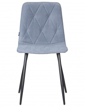 Стул обеденный DOBRIN CHILLY ROMBO, Серо-голубой Simple 26, основание черное в Новоуральске - novouralsk.ok-mebel.com | фото 6
