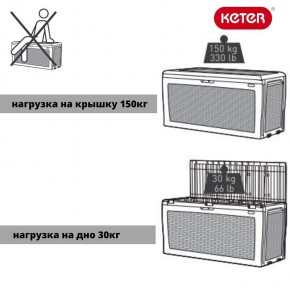 Сундук Samoa Rattan Box 270 L в Новоуральске - novouralsk.ok-mebel.com | фото 5