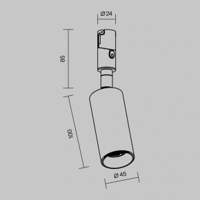 Светильник на штанге Maytoni Focus Led TR201-1-10W3K-M-B в Новоуральске - novouralsk.ok-mebel.com | фото 7