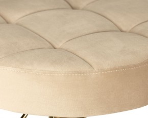 Табурет барный DOBRIN BRUNO GOLD, бежевый велюр (MJ9-10) в Новоуральске - novouralsk.ok-mebel.com | фото