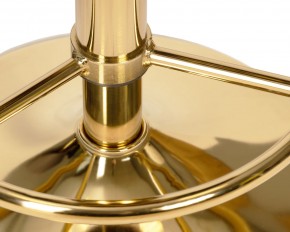 Табурет барный DOBRIN BRUNO GOLD, серый велюр (MJ9-75) в Новоуральске - novouralsk.ok-mebel.com | фото 4
