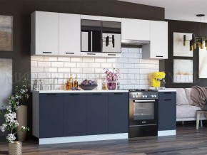 ТЕХНО Кухонный гарнитур 2,6 м Компоновка №3 в Новоуральске - novouralsk.ok-mebel.com | фото 2