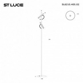 Торшер ST-Luce LILT SL6210.405.02 в Новоуральске - novouralsk.ok-mebel.com | фото 2