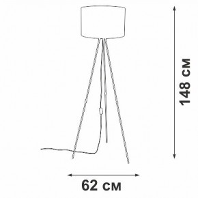 Торшер Vitaluce V2957 V2957-0/1P в Новоуральске - novouralsk.ok-mebel.com | фото 4