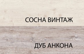 Тумба 1D1SU, MONAKO, цвет Сосна винтаж/дуб анкона в Новоуральске - novouralsk.ok-mebel.com | фото 3