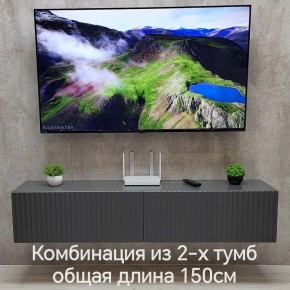 Тумба подвесная под ТВ LINES MTV1-MA 750 Темно-серый (Графит-M 10.1.25) в Новоуральске - novouralsk.ok-mebel.com | фото 10
