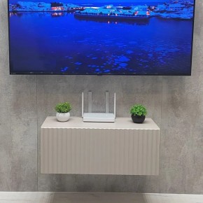 Тумба подвесная под ТВ LINES MTV1-MA 750 Бежевый (Леда-М 10.1.5) в Новоуральске - novouralsk.ok-mebel.com | фото 5
