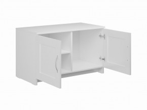Тумба СИРИУС двухдверная низкая, цвет белый в Новоуральске - novouralsk.ok-mebel.com | фото 2