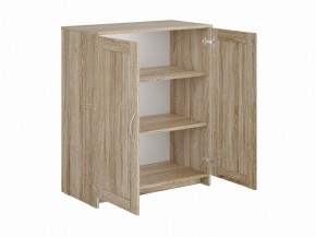 Тумба СИРИУС двухдверная, цвет Дуб Сонома в Новоуральске - novouralsk.ok-mebel.com | фото 2