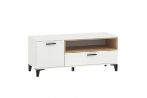 Тумба ТВА НМ 013.42 "Bergen" (Белый/Дуб бунратти) в Новоуральске - novouralsk.ok-mebel.com | фото 2