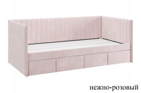 ТВИКС Кровать (софа) с ящиками 900 (нежно-розовый) в Новоуральске - novouralsk.ok-mebel.com | фото