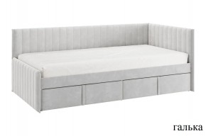 ТВИКС Кровать (тахта) с ящиками 900 (галька) в Новоуральске - novouralsk.ok-mebel.com | фото