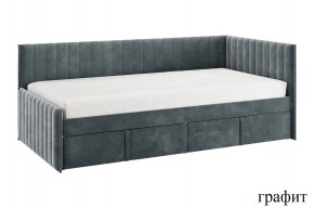 ТВИКС Кровать (тахта) с ящиками 900 (графит) в Новоуральске - novouralsk.ok-mebel.com | фото