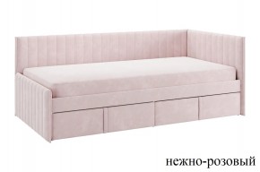 ТВИКС Кровать (тахта) с ящиками 900 (нежно-розовый) в Новоуральске - novouralsk.ok-mebel.com | фото