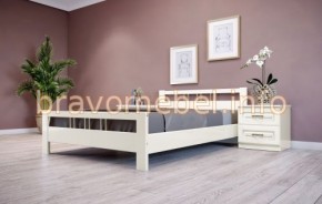 ВЕРОНИКА-3 Кровать из массива 900 (Слоновая кость) в Новоуральске - novouralsk.ok-mebel.com | фото