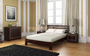 ВЕРОНИКА Кровать из массива 1200 в Новоуральске - novouralsk.ok-mebel.com | фото 5
