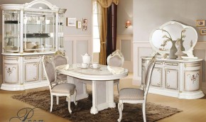 Витрина 2-х дверная (01.322) Роза (беж) в Новоуральске - novouralsk.ok-mebel.com | фото 2