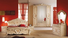 Зеркало в раме (01.150) Роза (беж) в Новоуральске - novouralsk.ok-mebel.com | фото 2